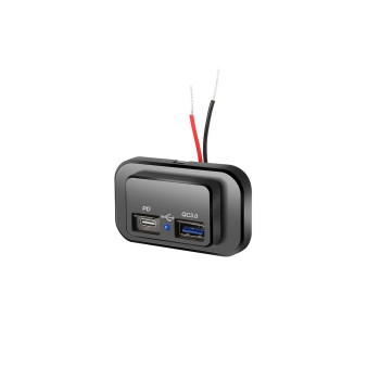 Panou mufa USB QC3.0 + PD  