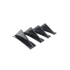 Set ornament splitter pentru bara spate culoare Negru  