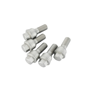 Prezoane pentru jante  compatibile Audi si Volkswagen  M14x1,5 mm, cu conrotund , lungime 30mm, cap cheie 17 