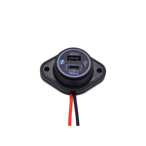 Mufa panou USB  QC4.0 + PD QC4.0  