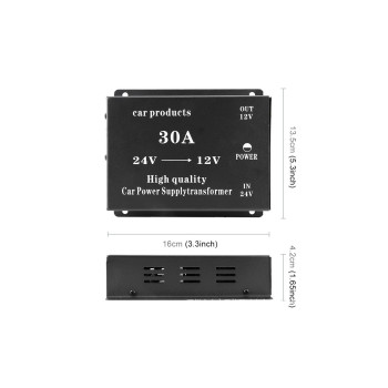 Invertor voltaj 30A  24V-12V