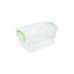 Cutie depozitare 1.5L cu capac din plastic, transparenta 210x140x100mm Cutie depozitare 1.5L cu capac din plastic, transparenta 210x140x100mm