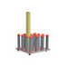Stand de depozitare compatibil role folie/autocolant, capacitate 16 role, dimensiune 45x45cm