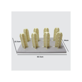 Stand de depozitare pentru 8 role de folie sau autocolant, dimensiuni 34x60 cm