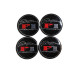 Set ornamente negre capace jante auto 50 mm Set ornamente negre capace jante auto 50 mm