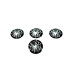 Set ornamente capace jante auto 50 mm negru