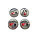 Set ornamente crom capace jante auto 50 mm