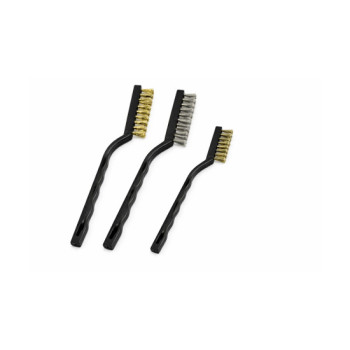 Set 3 perii de sarma pentru curatare metal