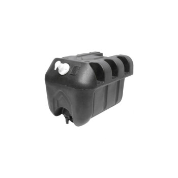 Rezervor de apa 50 litri din plastic negru , cu dozator de sapun