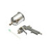 Pistol de vopsit cu aer comprimat 0.6L, cupa din inox in partea de sus, duza 1.5mm