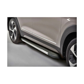 Praguri laterale auto negre aluminiu compatibile Volvo XC90 2015-2024
