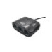 Prelungitor priza auto 3 cai cu intrerupator individual si 2 porturi USB Prelungitor priza auto 3 cai cu intrerupator individual si 2 porturi USB