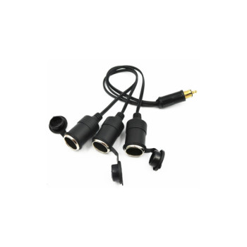 Adaptor cu cablu priza bricheta DIN la Standard cu 3 capete Max AMP: 12V20A / 24V10A