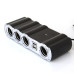 Prelungitor priza 4 cai auto si 2 USB WF4008