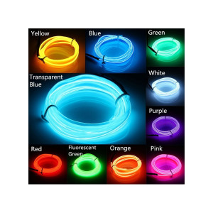 Fir cu  neon PREMIUM 12V  lungime 1 metru 