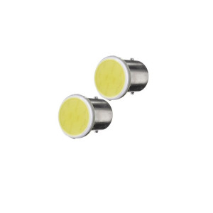 Bec cireasa 3W COB BA15S lumina alba 12V ( Tip vechi Simetric) 