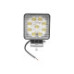 Proiector 9 LED-uri 10-60V 27W unghi de radiere 60 patrat