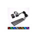 Kit interior LED 12 SMD RGB cu telecomanda si aplicatie BTT 22cm