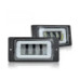 Set proiectoareLED auto 15W cu angel eyes DRL alb sau galben 12V 24V