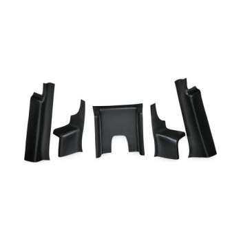 Set protectie praguri interior auto si tunel median compatibil Dacia Duster I 2010-2018