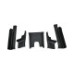 Set protectie praguri interior auto si tunel median compatibil Dacia Duster I 2010-2018