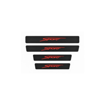 Set abtibild protectie praguri auto carbon 5d PET Set abtibild protectie praguri auto carbon 5d PET
