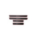 Set 4 ornamente protectie praguri din cauciuc compatibil Logan III