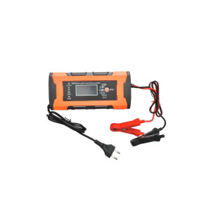 Redresor incarcator digital baterie auto 12V 10A si 24V 5A plumb acid cu functie inteligenta reparare impuls