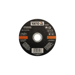 Disc taiat metal , inox 125X1,2X22mm