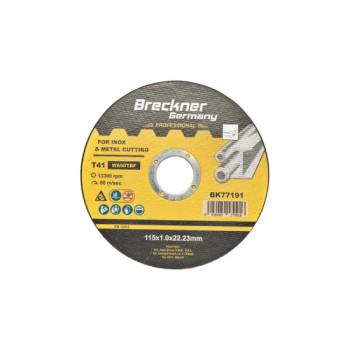 Panza disc flex taiere inox T41 115x1.0x22.23 mm