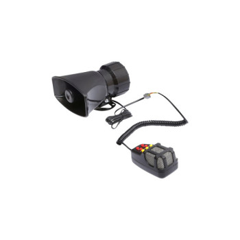 Sirena auto 12V 100W cu 7 moduri de avertizare control prin statie
