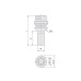 Prezon janta auto M14x1.5 58mm MW R14 con rotund cheie HEX19 Prezon janta auto M14x1.5 58mm MW R14 con rotund cheie HEX19
