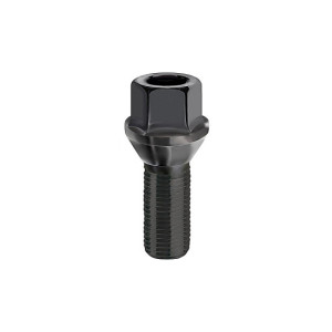 Prezon janta auto M14x1.25 27mm con drept negru cheie HEX17 compatibil BMW