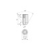 Piulita M14x1.5 cap cheie ingropat 37 mm pentru jante aluminiu