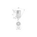Piulita M14x1.5 cap cheie ingropat 37 mm pentru jante aluminiu