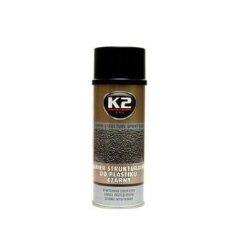 Spray vopsea structurata auto K2 PRO 400ml pentru plastic si metal Spray vopsea structurata auto K2 PRO 400ml pentru plastic si metal