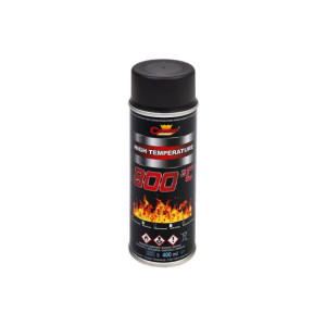 Spray vopsea rezistent termic 800?C negru Champion profesional 400ml