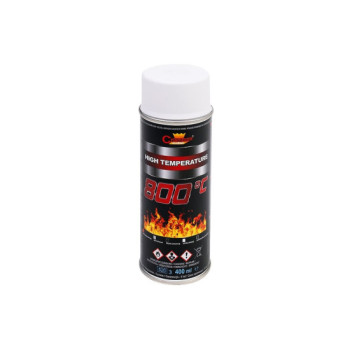 Spray vopsea rezistent termic 800?C alb Champion profesional 400ml Spray vopsea rezistent termic 800?C alb Champion profesional 400ml