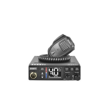 Statie CB auto Avanti Mario AM FM PA 4W cu ASQ si alimentare 12 24V