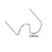 Set 100 cleme pentru pistol reparat plastic 0.6mm otel inoxidabil