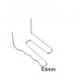 Set 100 cleme pentru pistol reparat plastic 0.6mm otel inoxidabil Set 100 cleme pentru pistol reparat plastic 0.6mm otel inoxidabil