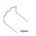 Set 100 cleme pentru pistol reparat plastic 0.6mm otel inoxidabil