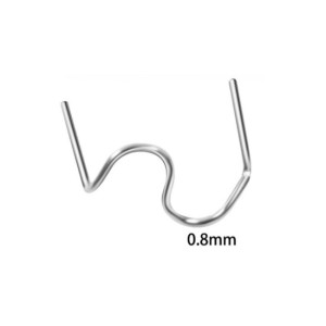 Set 100 cleme pentru pistol reparat plastic 0.8mm otel inoxidabil