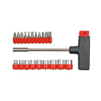 Set surubelni?a multifunctional? tip T 21 piese