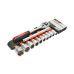 Set chei tubulare 12 piese 10-24 mm cu clichet 3/8 inch si prelungitor 150 mm Breckner Germany