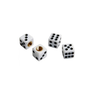 Capace valve auto model Zar alb set 4 bucati