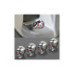 Capace valve auto crom model craniu 4 bucati