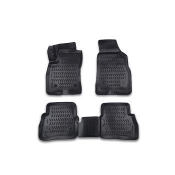 Covoare cauciuc tavita compatibile Fiat Doblo 2  2010-> 