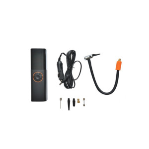 Compresor aer smart portabil digital LED 12V/70W, lanterna LED, functie setare oprire automata, accesorii incluse