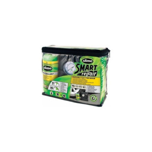 Kit pentru pan? cu solu?ie de repara?ie anvelope Slime ?i Compresor 473ml